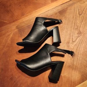 Women's A New Day Shoes Joanna Peep Toe Heels A New Day Black